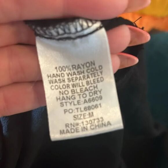 UMGEE Black Sleeveless Raw Edge Maxi Dress, M! - Picture 9 of 10